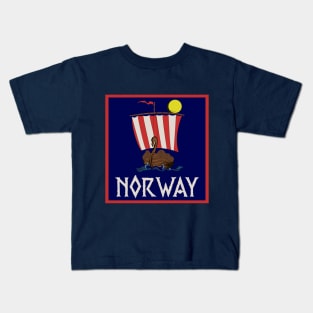 Norway drakkar ship Kids T-Shirt